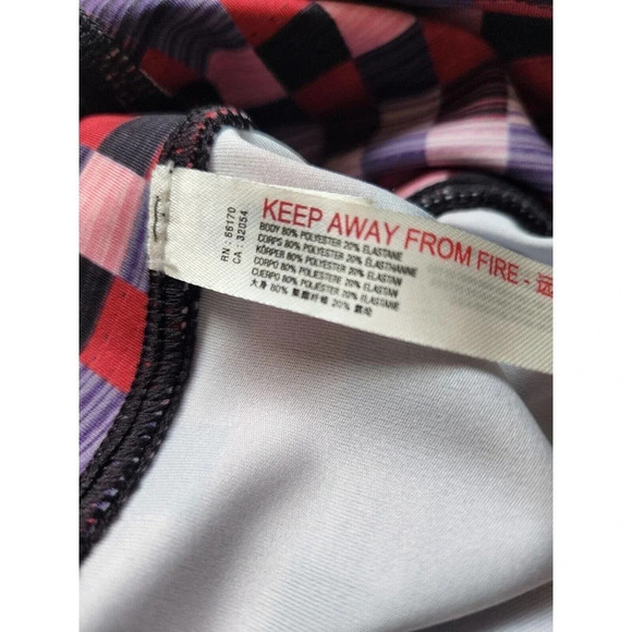 NWOT Free People FP Movement Ashford Lose Control Leggings Size XS Plaid - Picture 10 of 13